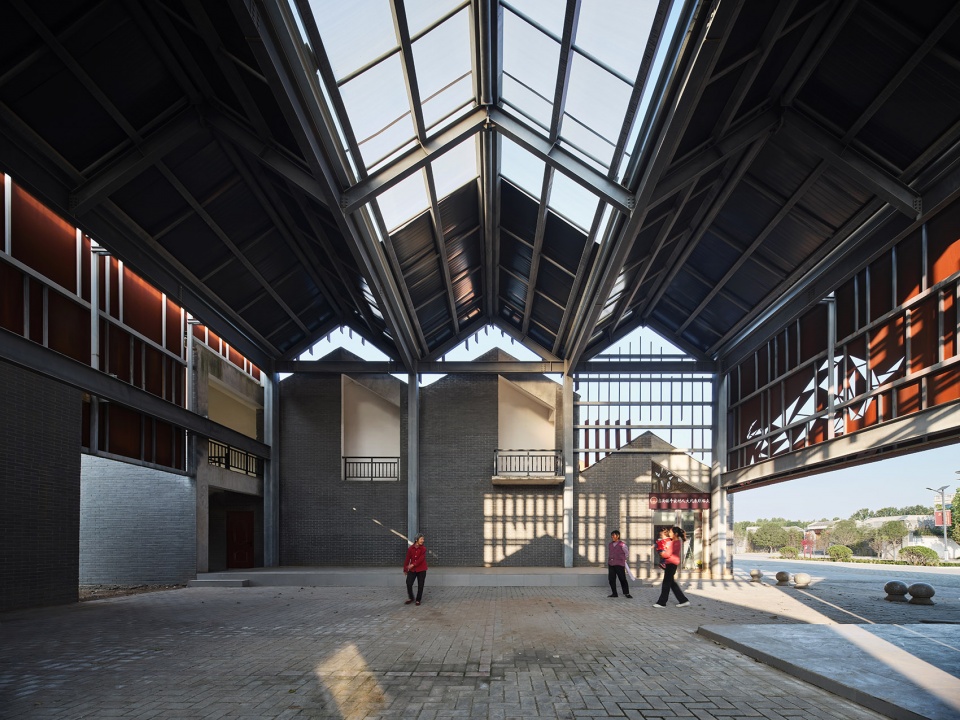 the villager activity center in niujia village by hn local architecture design,china urban construction design research institute co ltd