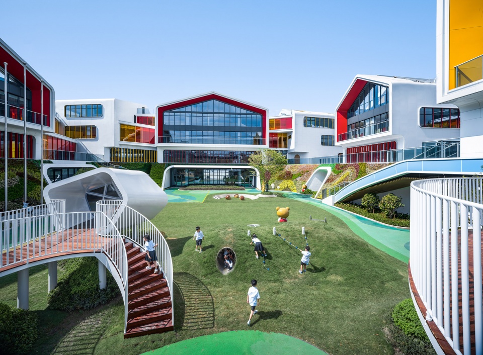 kincang modern pre school by lycs architecture