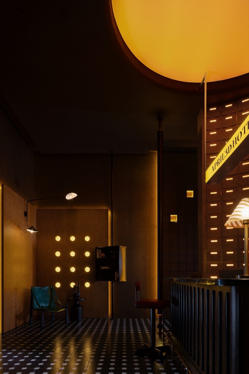 april 3rd hotel by hunan ruler plating aesthetic decoration engineering design