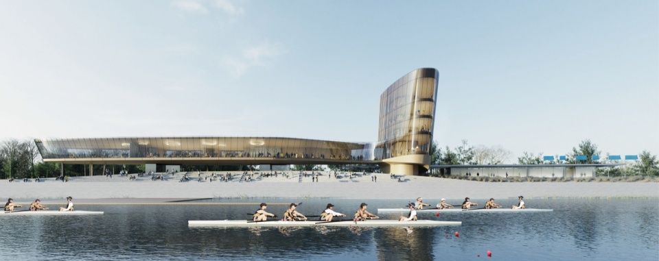 taiyuan water sport center by delugan meissl associated architects