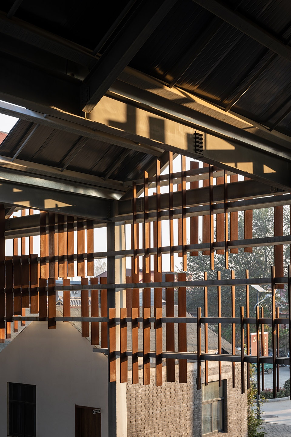 the villager activity center in niujia village by hn local architecture design,china urban construction design research institute co ltd