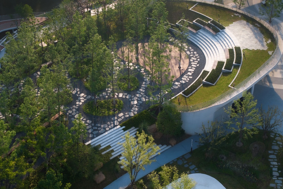 sino singapore nanjing eco high tech island pocket park plan