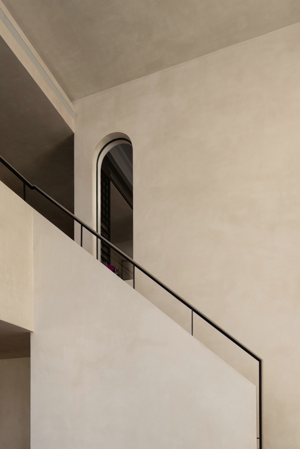 interior design of a duplex apartment on the bund by found architects