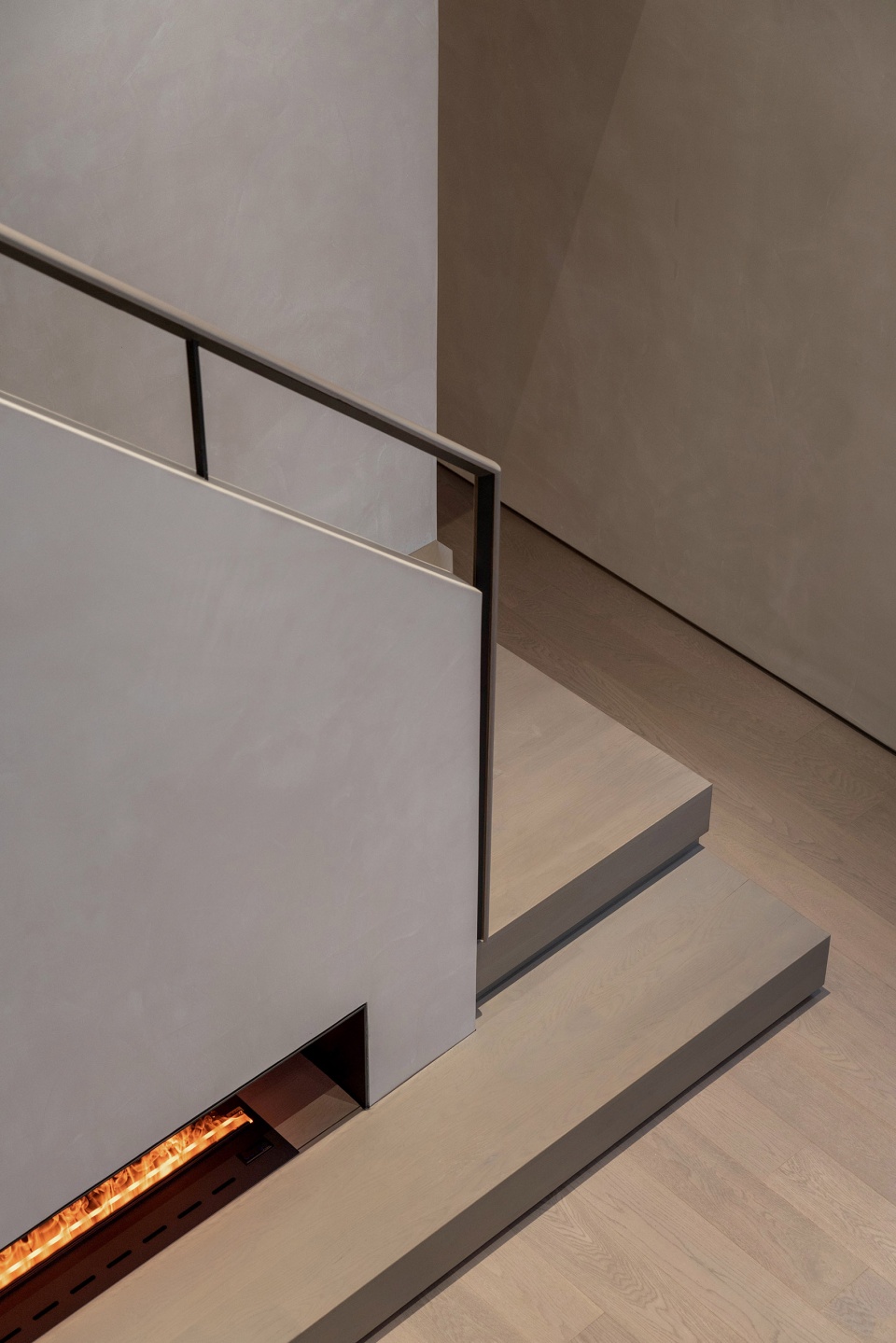interior design of a duplex apartment on the bund by found architects