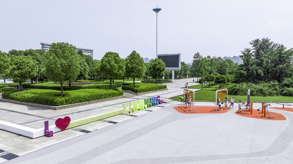 xianning peoples square landscape improvement by ecogreen