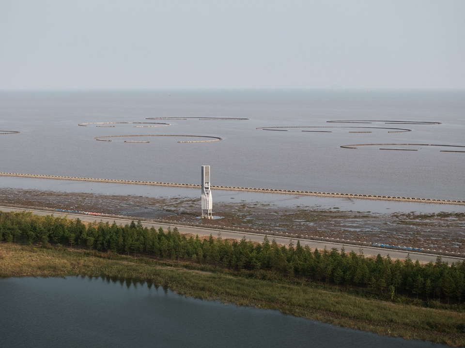 扭转塔和螺旋站 上海海上的生态基础设施 合尘建筑