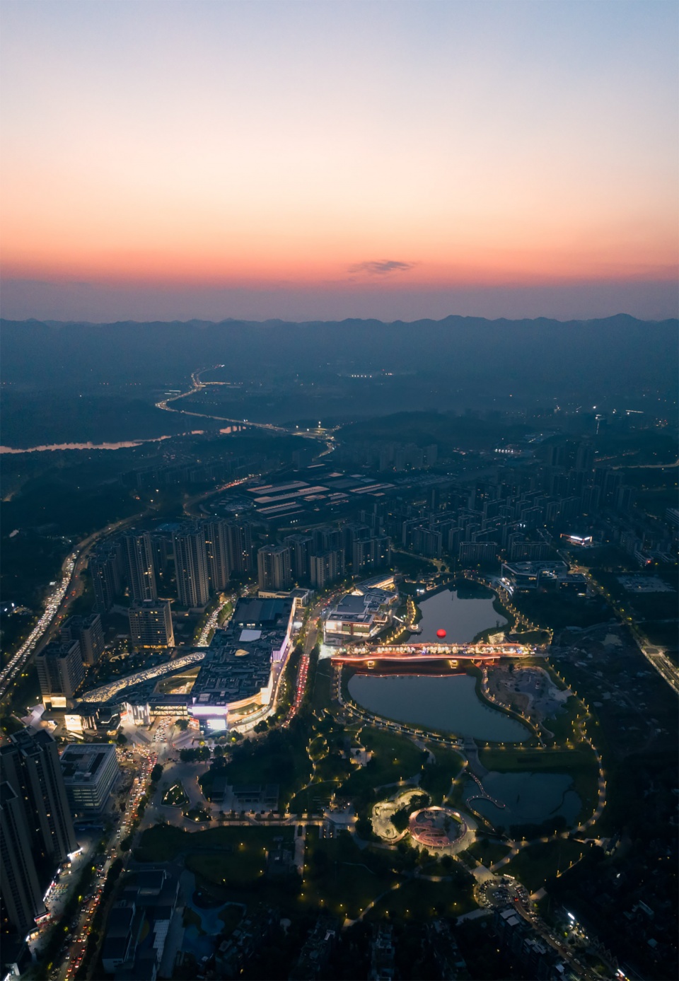 chongqing longtang lake park by wtd group
