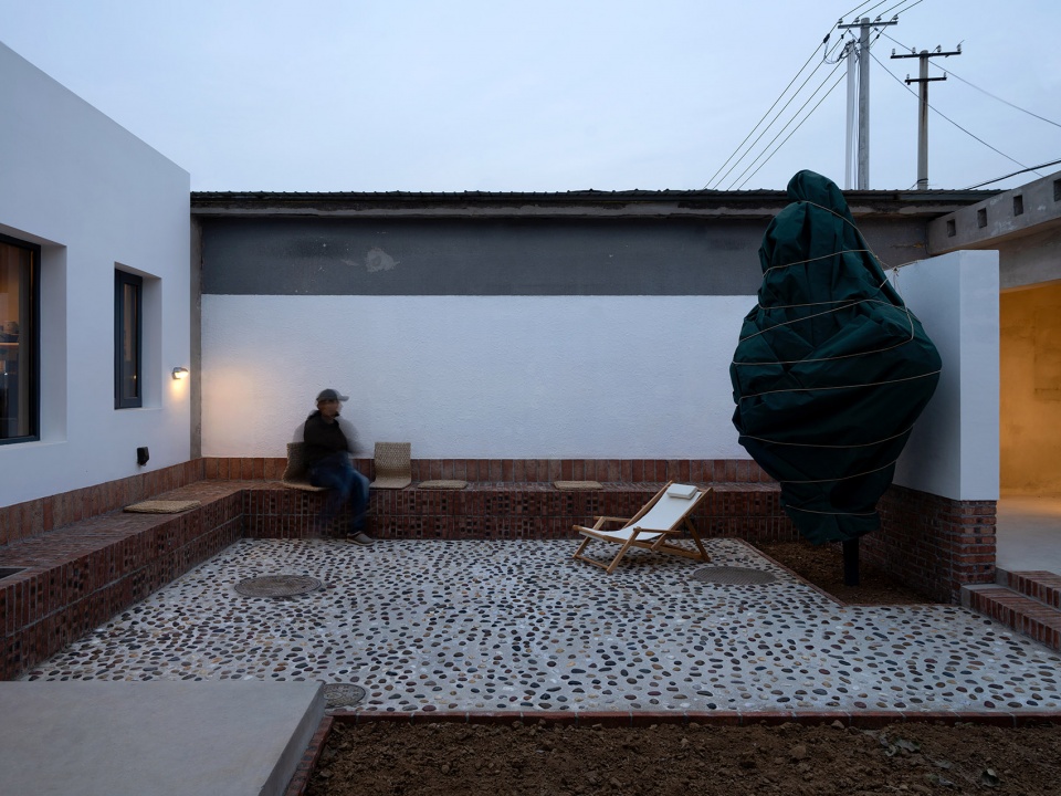 winter country yard by linjian design studio
