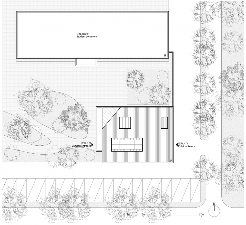 qinfeng library for shanxi hope project by wall architects of xauxt
