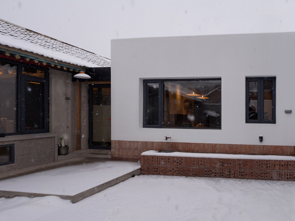 winter country yard by linjian design studio