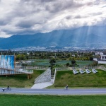 Service Station of the Ecological Corridor around Erhai Lake by 3andwich Design