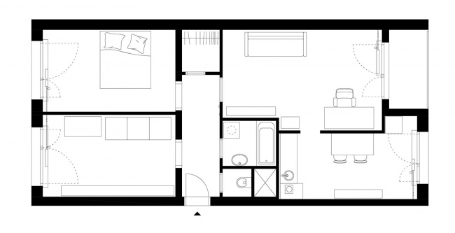 sculptors apartment by neuhausl hunal
