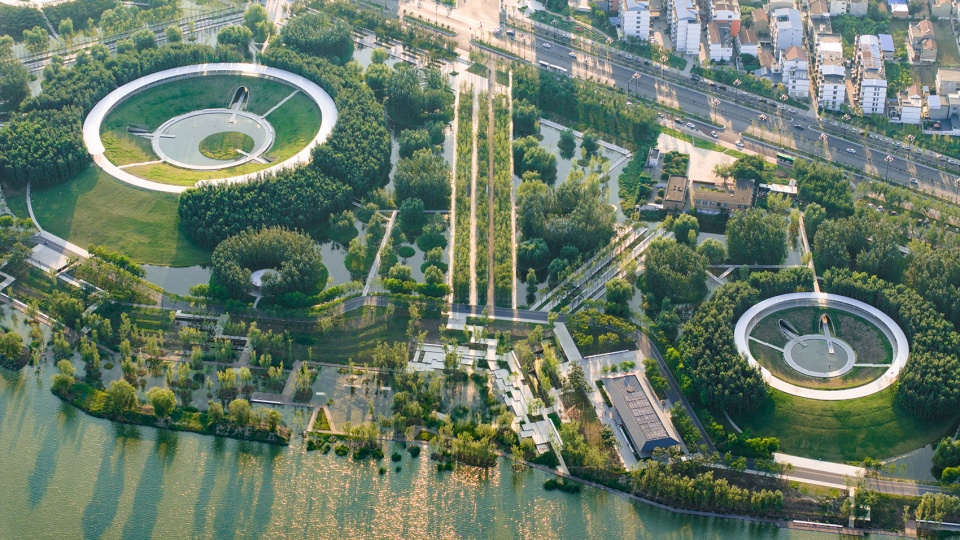zhoukou huaiyang fuxi cultural park by turenscape