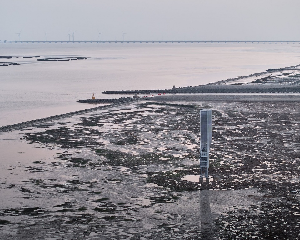 扭转塔和螺旋站 上海海上的生态基础设施 合尘建筑