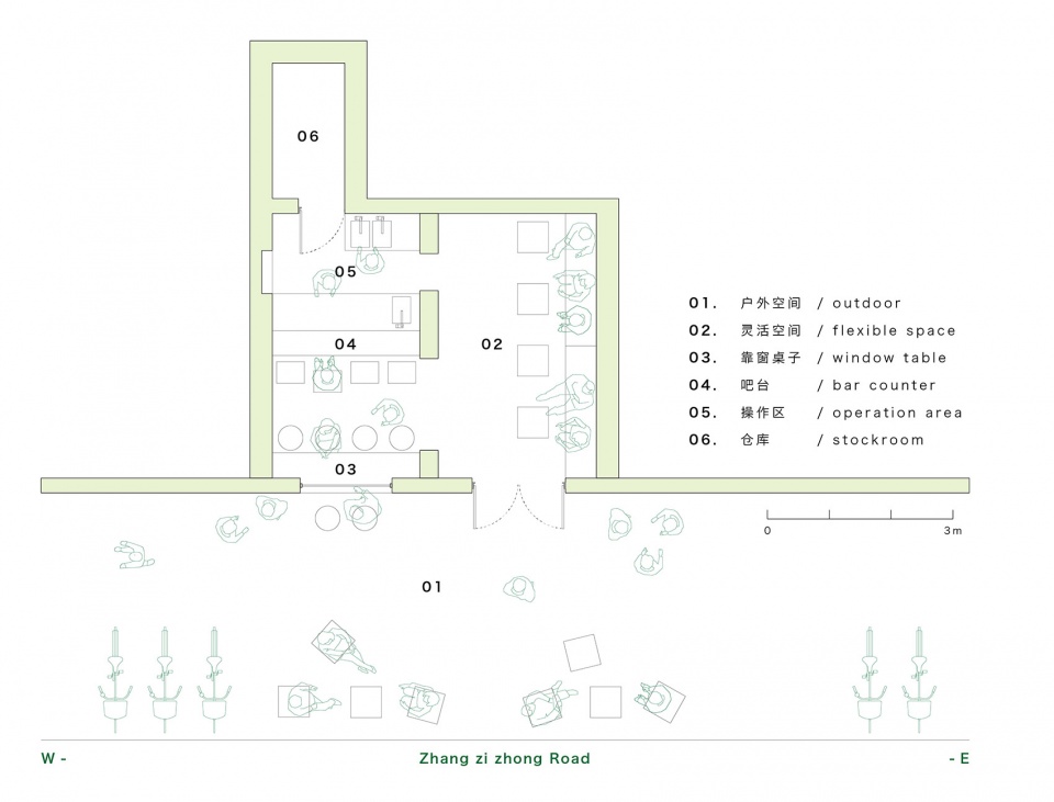 fanglang hutong community bar renovation by masaya kawashima daiki yasai