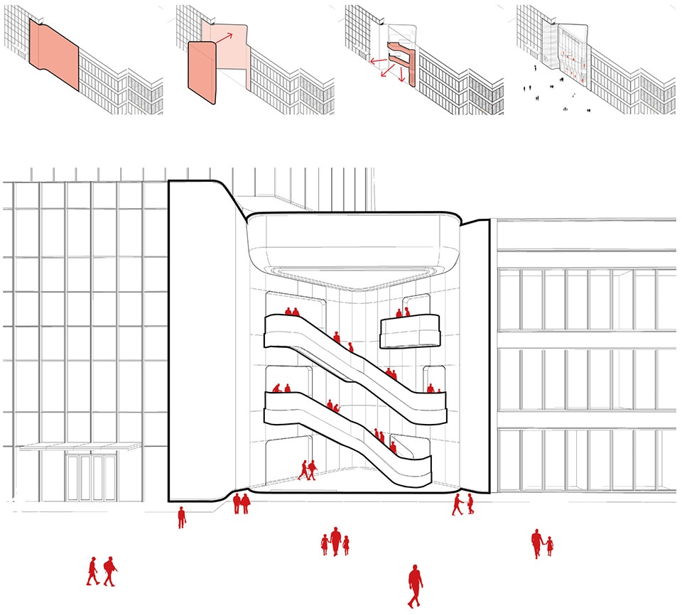 lululemon flagship store shanghai by aim architecture