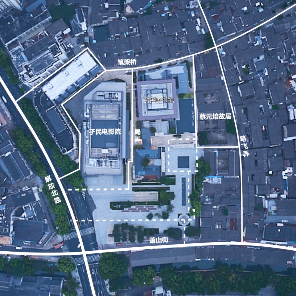 蔡元培广场及孑民图书馆 浙江大学建筑设计研究院建筑创作研究中心