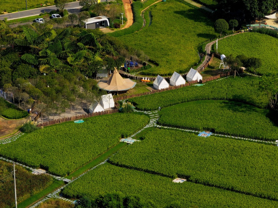 邛崃 丘山阅田园文化村 乐道景观