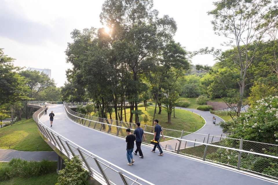 dongguan central area slow traffic system by elandscript studio schlaich bergermann partner arup