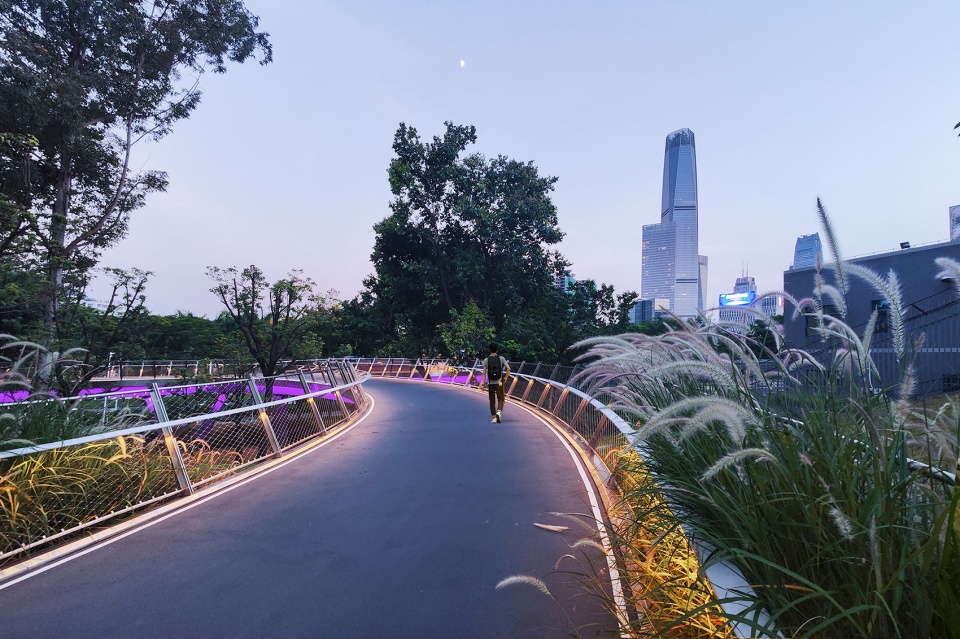 dongguan central area slow traffic system by elandscript studio schlaich bergermann partner arup