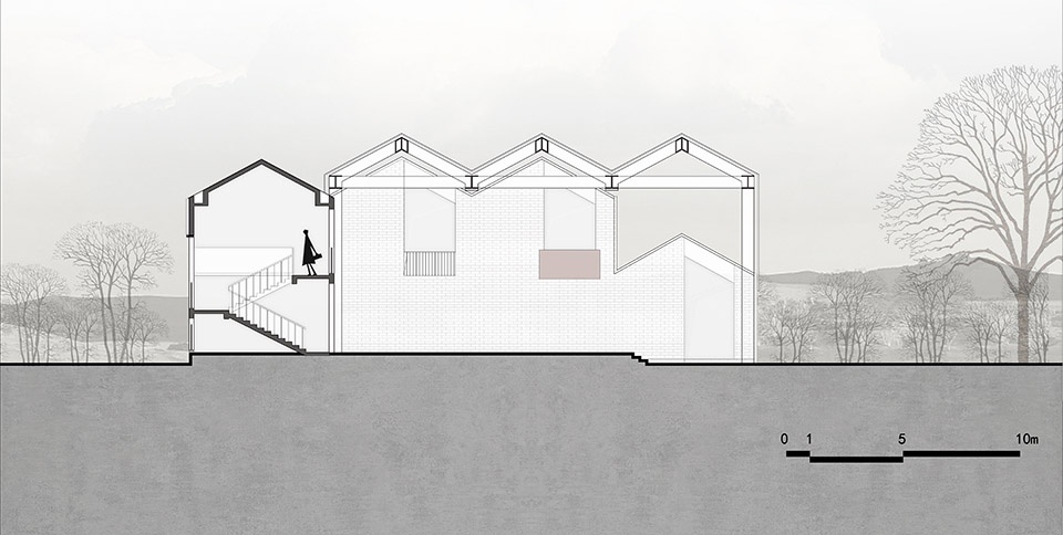 the villager activity center in niujia village by hn local architecture design,china urban construction design research institute co ltd