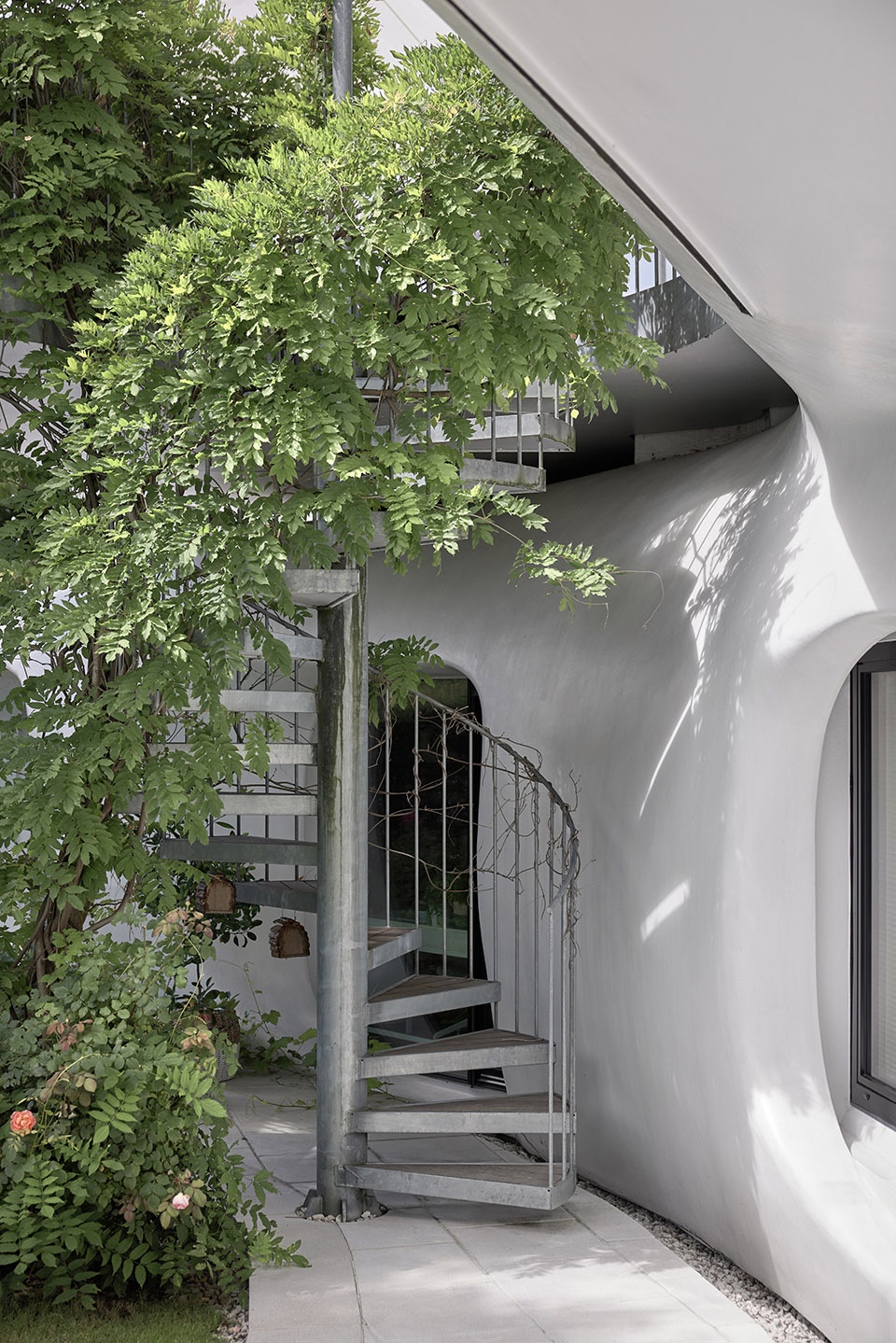 amoprh living sculpture by lechner lechner architects