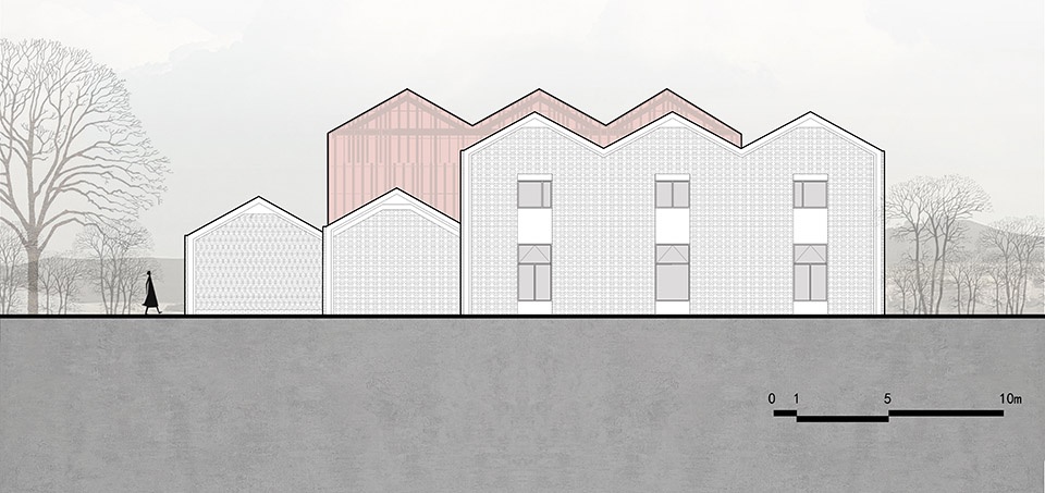 the villager activity center in niujia village by hn local architecture design,china urban construction design research institute co ltd