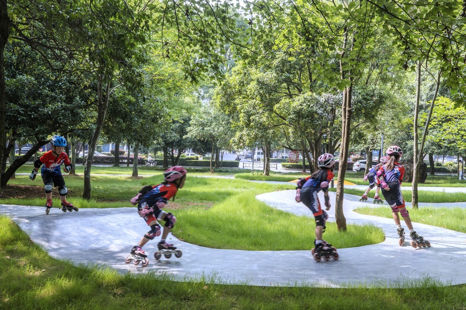 xianning peoples square landscape improvement by ecogreen