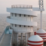 扭转塔和螺旋站 - 上海海上生态基础设施 / 合尘建筑