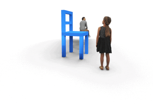 the anamorphic bench by atelier yokyok