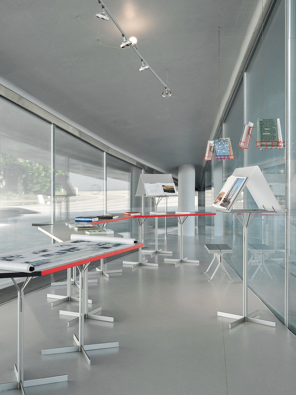 Interior and furniture design of JUANZONG BOOKS cafe by CASE PAVILION