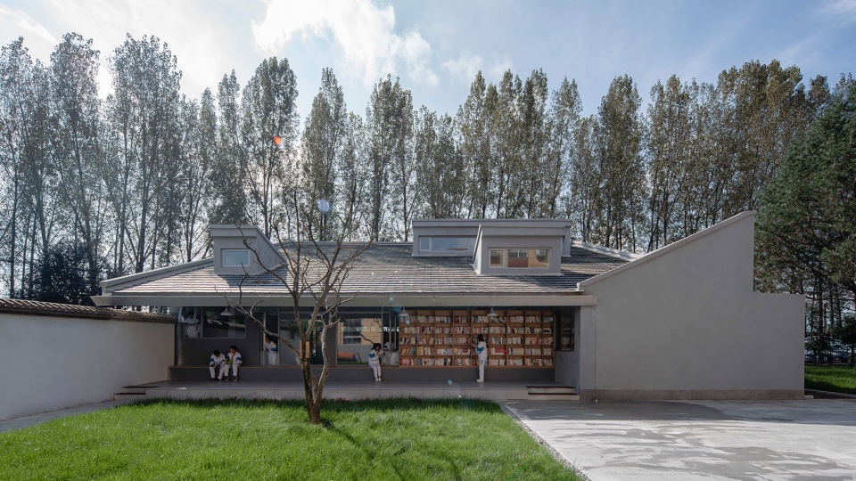 qinfeng library for shanxi hope project by wall architects of xauxt v8h