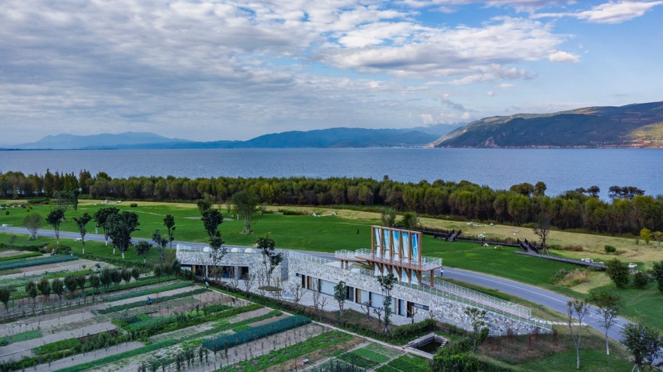 建筑与洱海关系Relationship between architecture and Erhai Lake©金伟琦