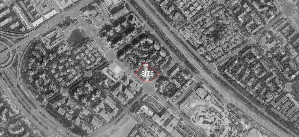 场地区位 ©LEL DESIGN STUDIO chengdu gaobei community neighborhood center renovation