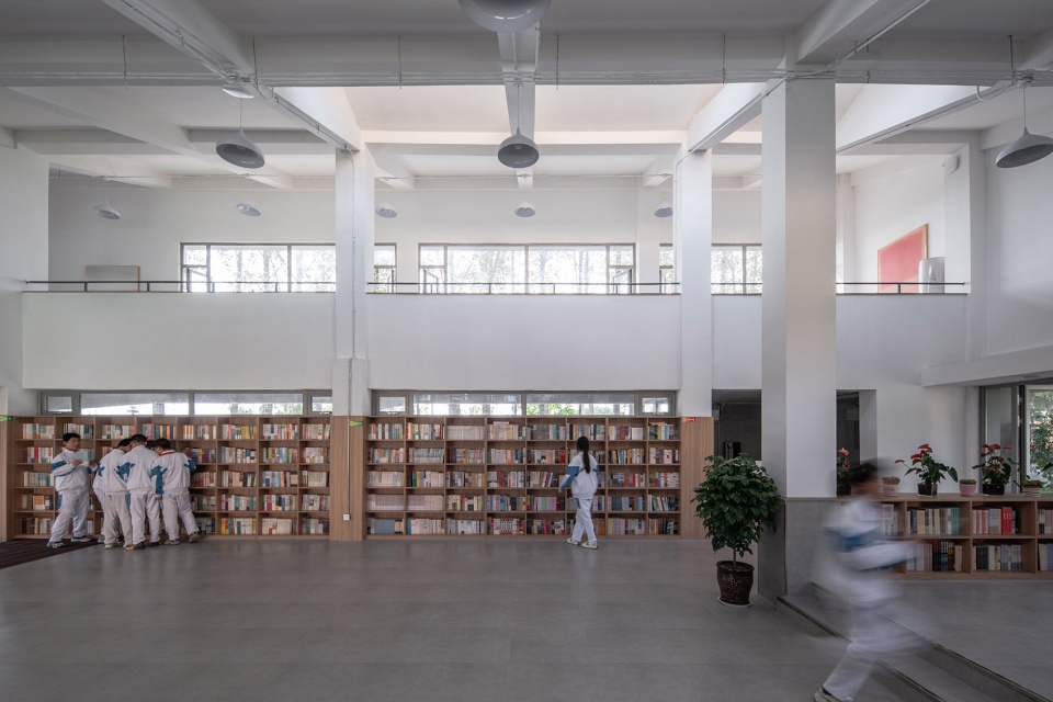qinfeng library for shanxi hope project by wall architects of xauxt