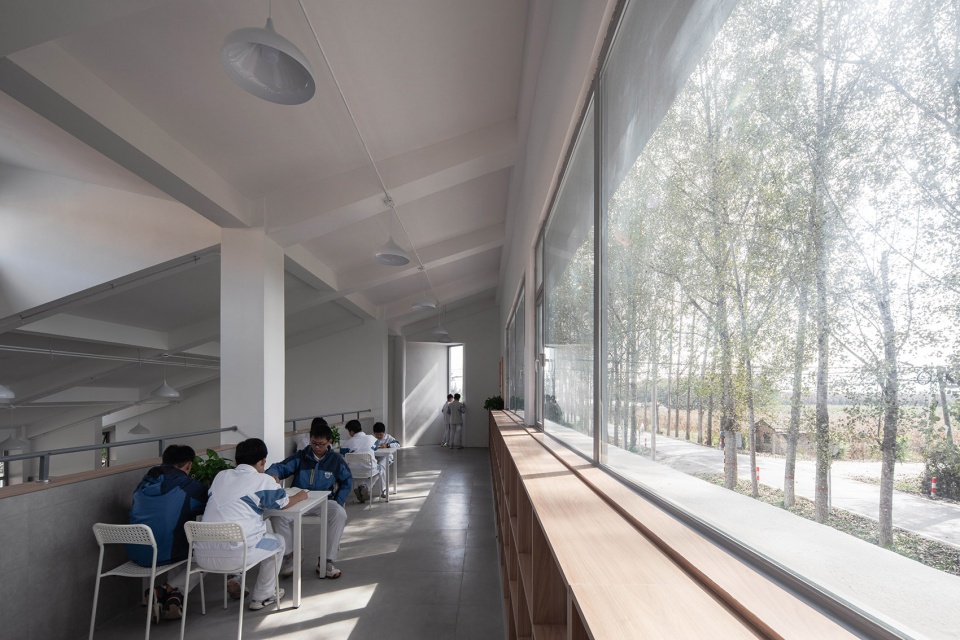 qinfeng library for shanxi hope project by wall architects of xauxt