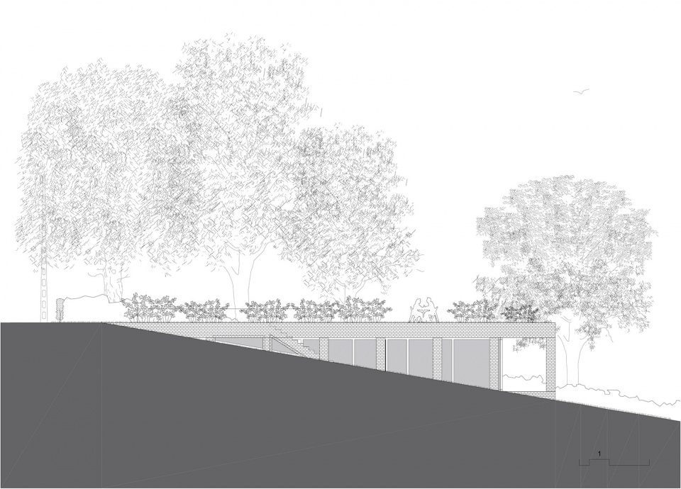 sloped villa by studio okami architects