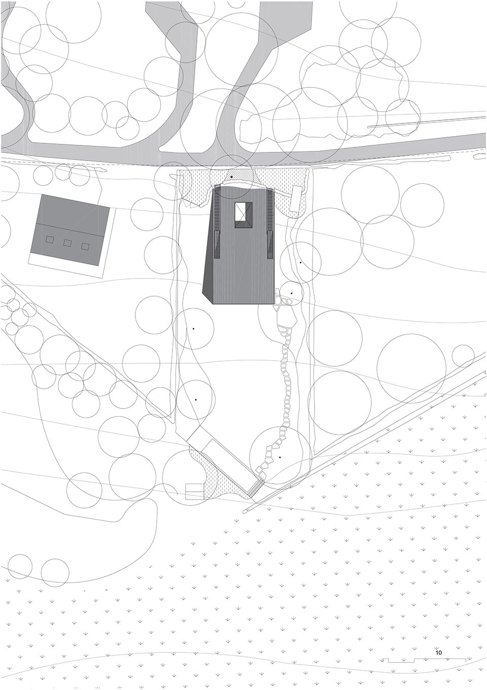 sloped villa by studio okami architects