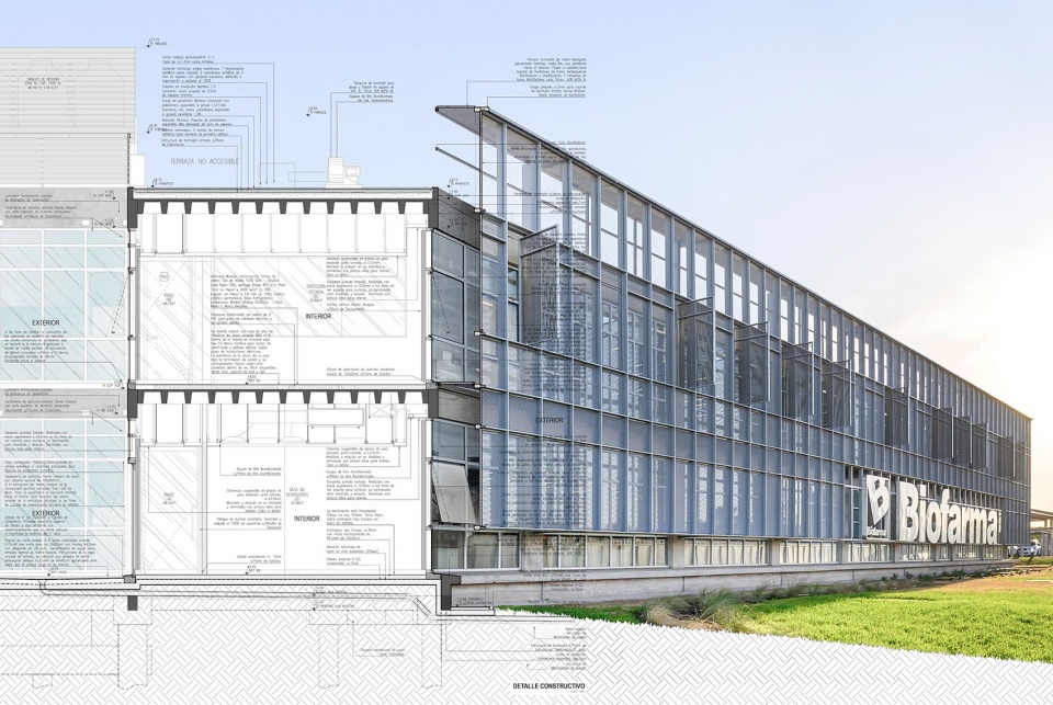 BIOFARMA office building Santiago Viale y Asociados