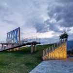 Service Station of the Ecological Corridor around Erhai Lake by 3andwich Design