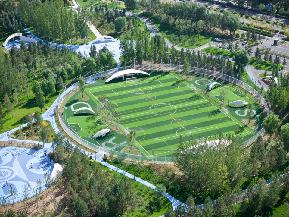 ©河狸景观摄影 ordos smart sports park by plat asia