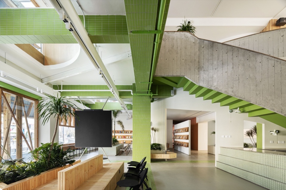 1F展陈3 ACTSTUDIO under the eaves by displacement architecture design