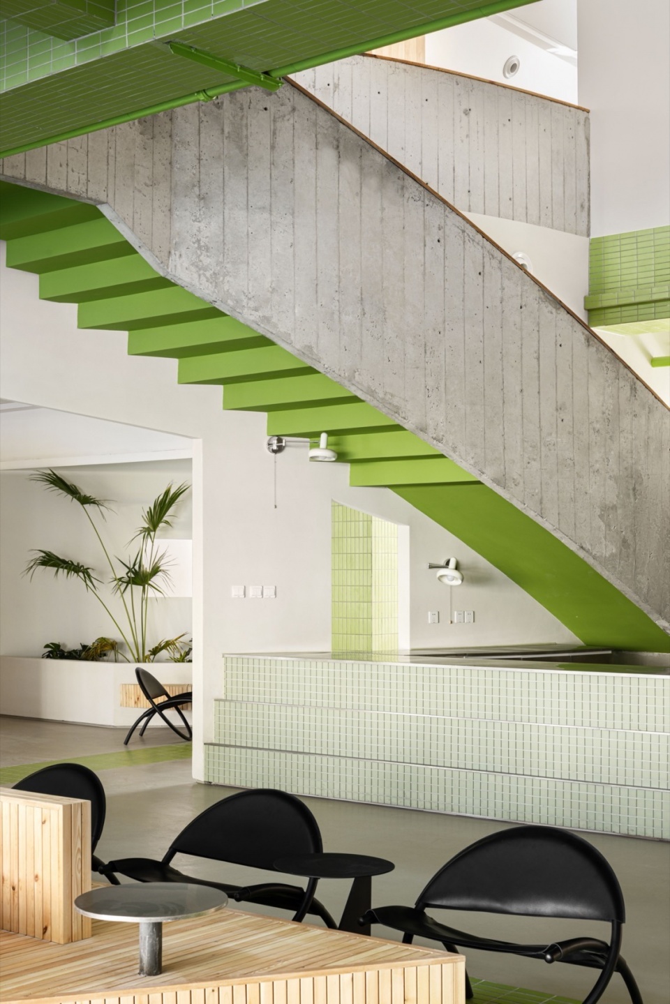 1F咖啡吧台 ACTSTUDIO under the eaves by displacement architecture design