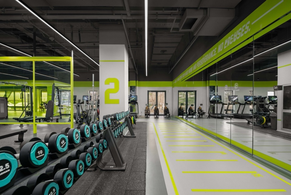 sunpig fitness space design by daga architects