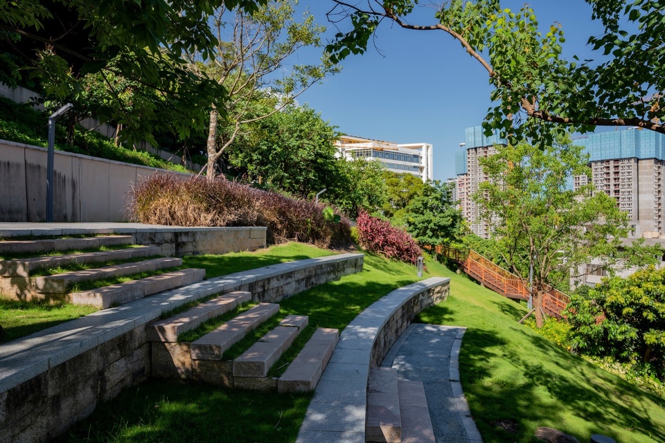 休憩广场©HOPE翰博设计 杨洋 shatoujiao park shatoujiao park by hope design