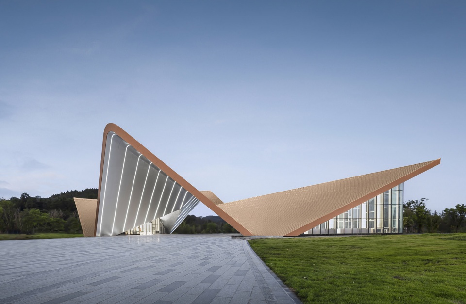 langzhong sports town visitor center by udg about studio