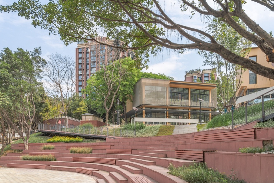社区客厅,©柒号影像 chengdu gaobei community neighborhood center renovation