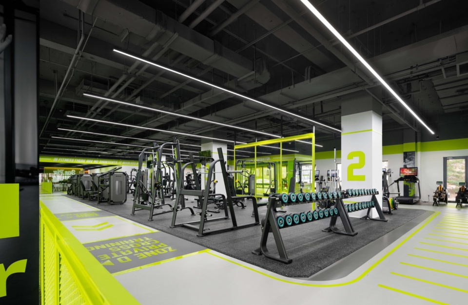 sunpig fitness space design by daga architects