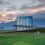 Service Station of the Ecological Corridor around Erhai Lake by 3andwich Design