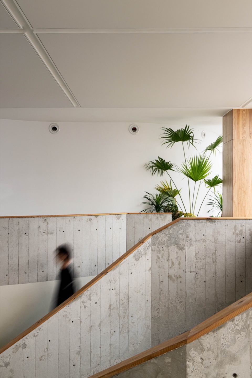 混凝土楼梯 ACTSTUDIO under the eaves by displacement architecture design